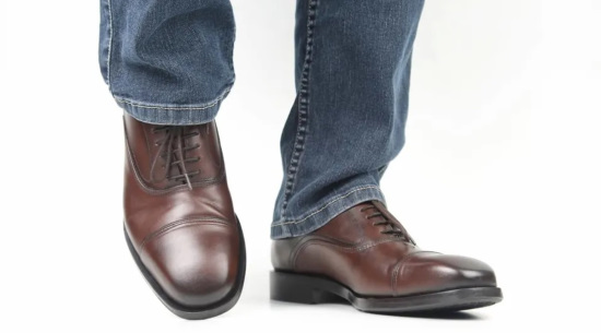 Oxfords with straight leg jeans