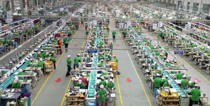 Vans shoes factory in Indonesia