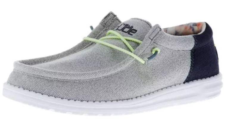 Hey Dude with green laces