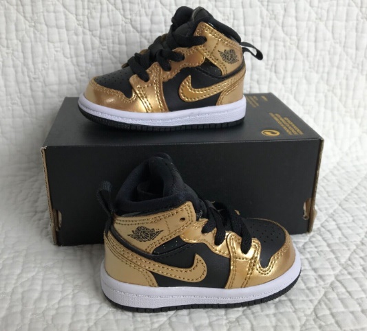 Nike Air Jordan 1 Mid SE (TD) Shoes Toddler