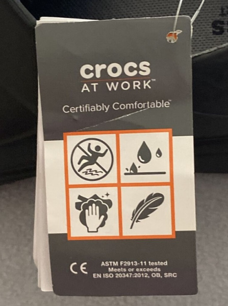 Slip-resistant in Crocs's Label