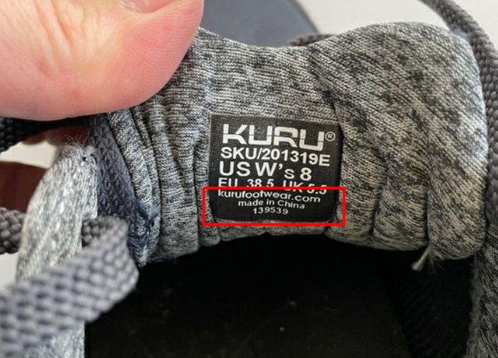 Kuru shoes made in China