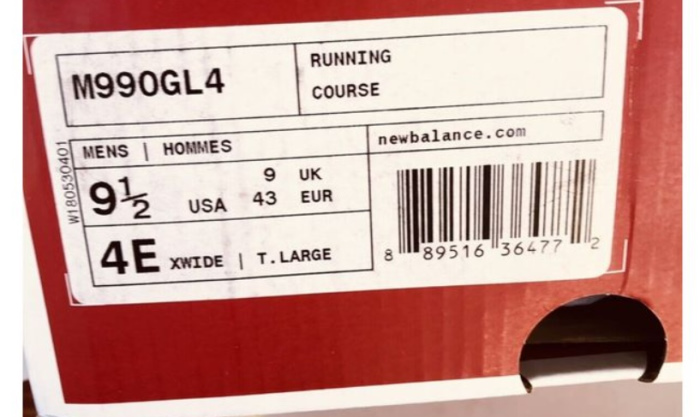 New Balance 4E Shoes